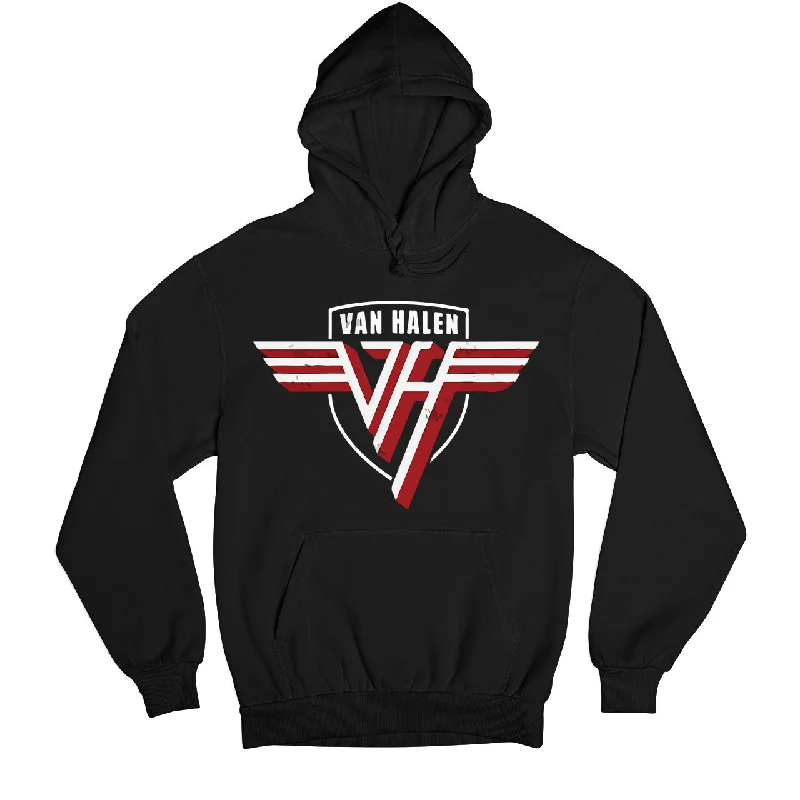 Van Halen Hoodie - On Sale - S (Chest size 40 IN) Laid - back Women's Style