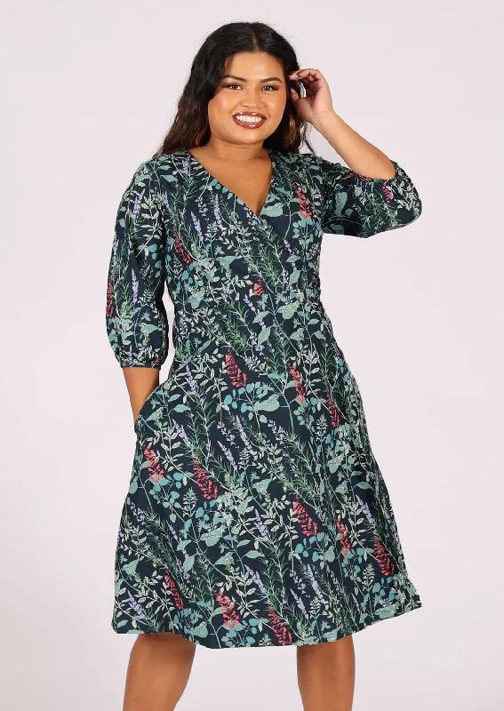 Ella Wrap Dress Romarin Edgy Women's Punk