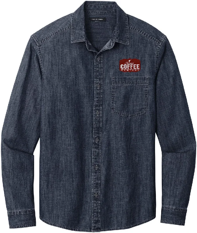 Port Authority Long Sleeve Perfect Denim Shirt