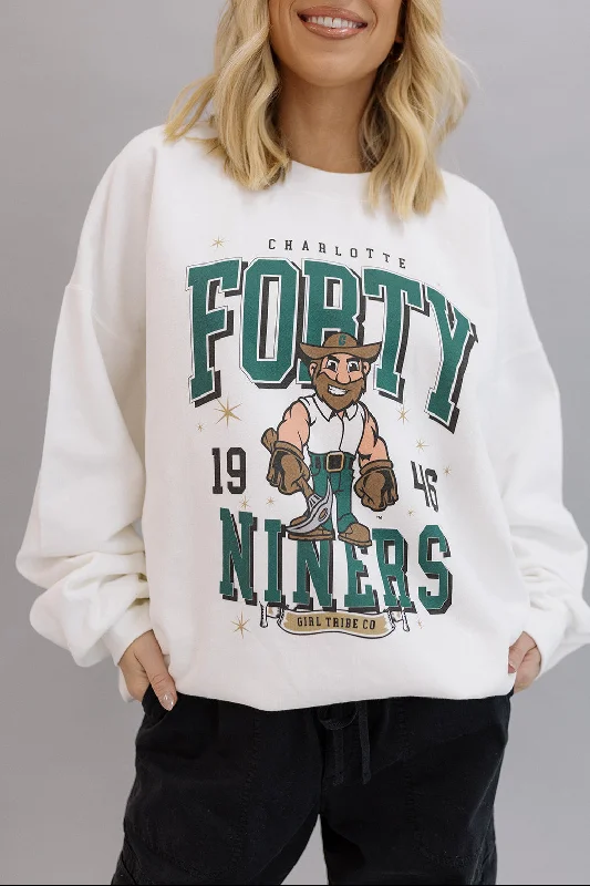 University of North Carolina at Charlotte: Niners Sparkle Sweatshirt Polished Women's Silk