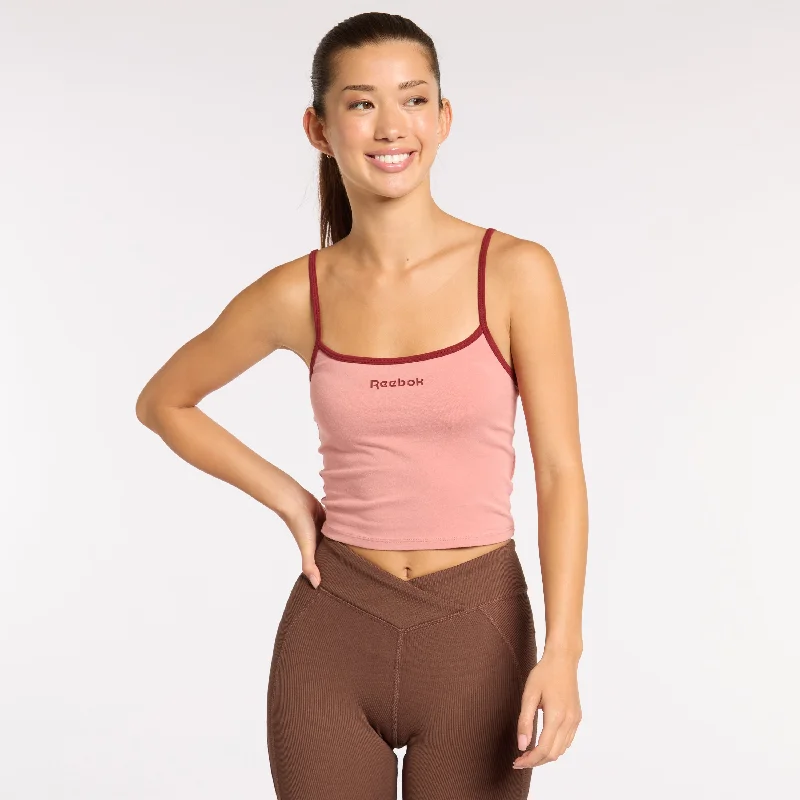 Layering Tank Pink Clay/ Rich Maroon Refined Women's 