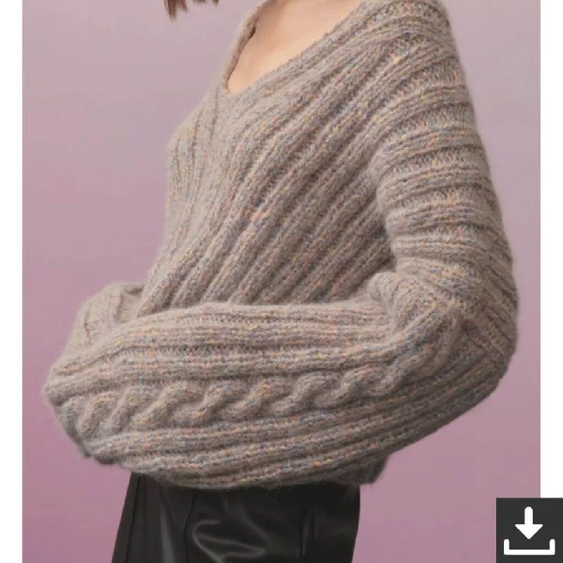 Oversize Pullover Strickanleitung - Rico Design (PDF)