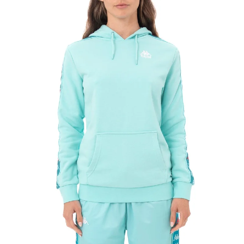 KAPPA WOMENS 222 BANDA BUDY 3 HOODIE - PEACOCK Feminine Women's Soft 