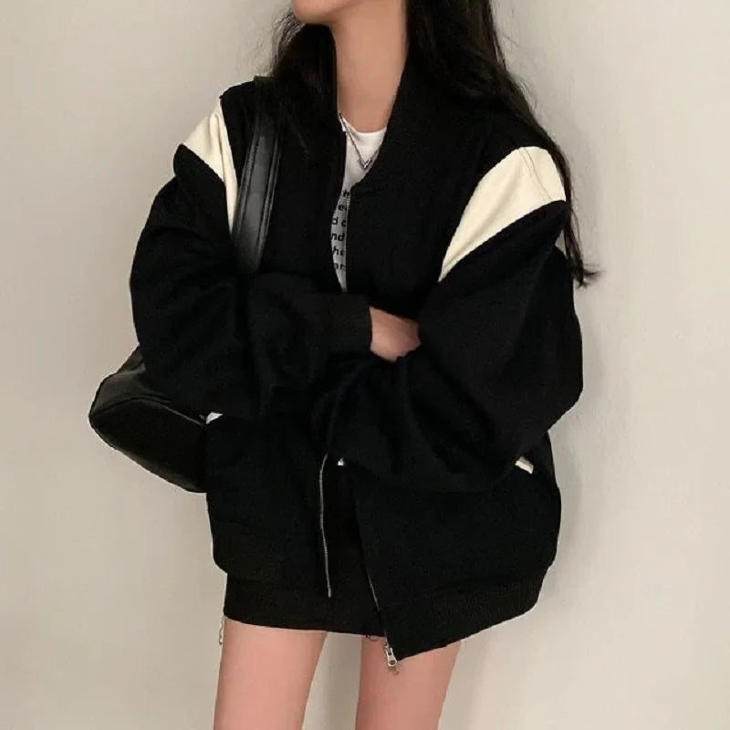 Zip Up Harajuku Vintage Hoody Edgy Women's Punk