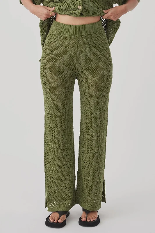 Ezra Pant - Caper Cozy Women's Sherpa - lined