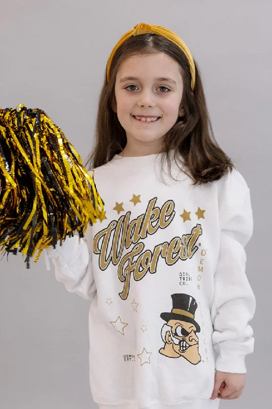 Wake Forest University: Youth Go Wake Forest Sweatshirt Sleek Women's Metallic