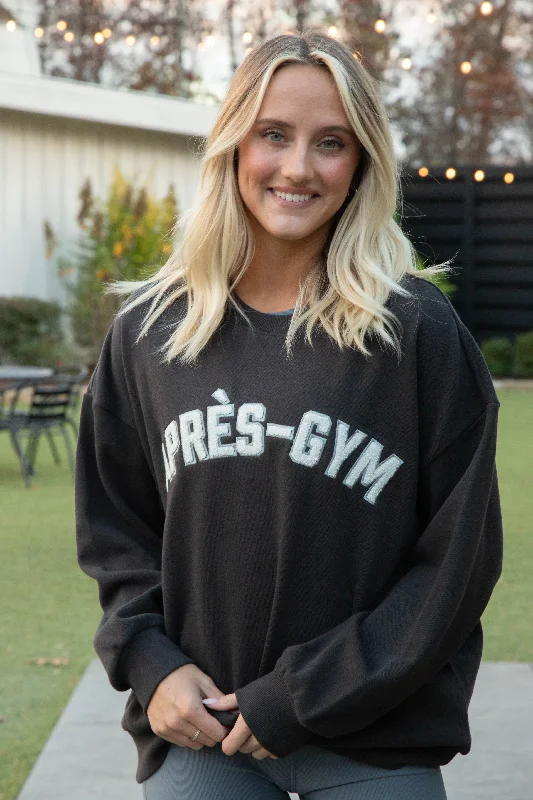 Getaway Apres Gym Sweatshirt, Black Sand | Z Supply Hip Women's Urban
