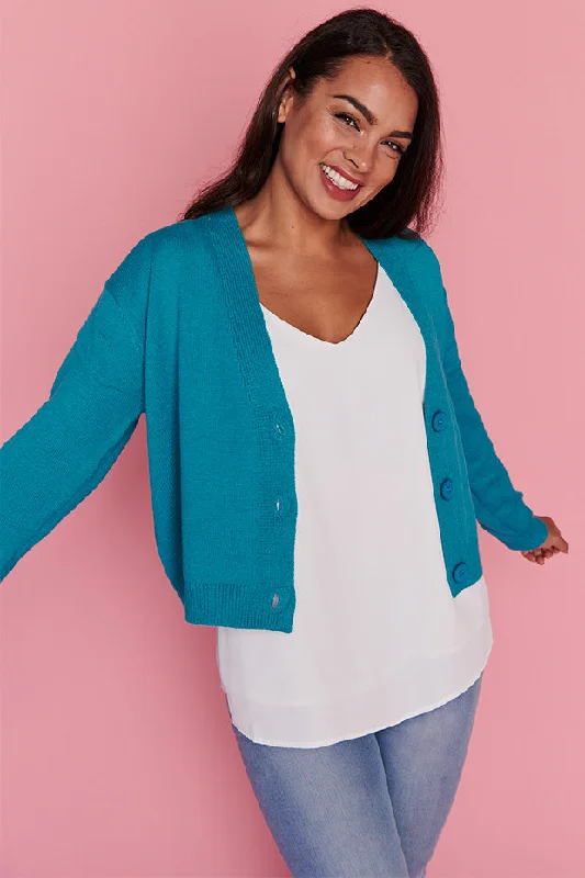 Norma Ocean Green Cardi Casual Women's Japanese 