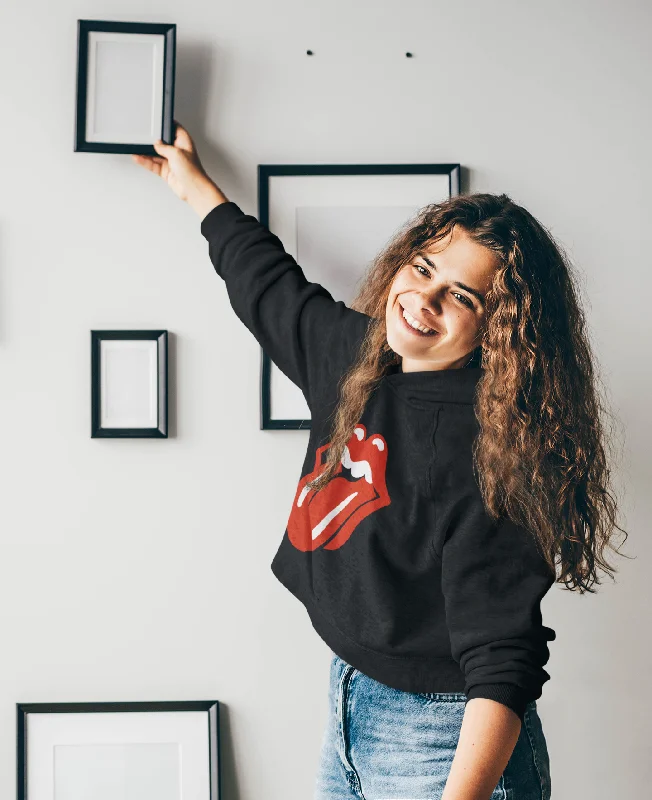Rolling Stone - Winter Crop Hoodies Luxurious Women's High -  end