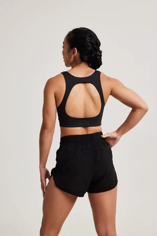 Circle Back Bra 2.0 in Black Sesame Sharp Women's Italian