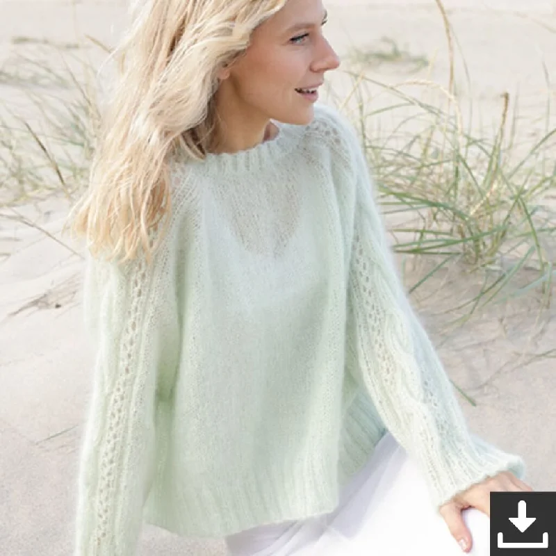 Pullover Sweet Spring Strickset - Drops (PDF)