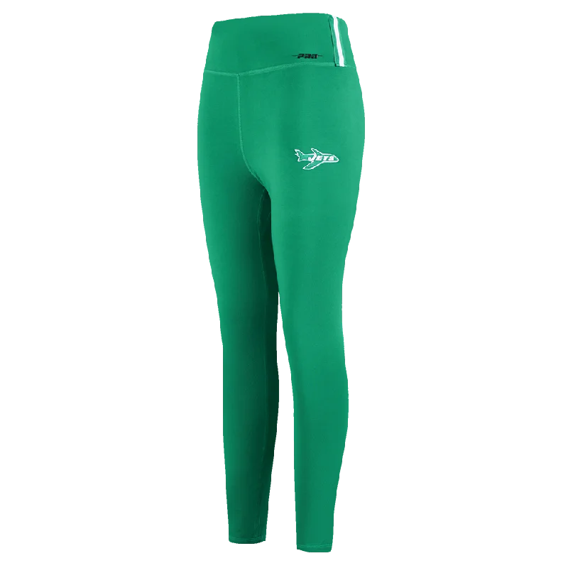 NFL NEW YORK JETS RETRO CLASSIC WOMEN'S JERSEY LEGGING (KELLY GREEN)