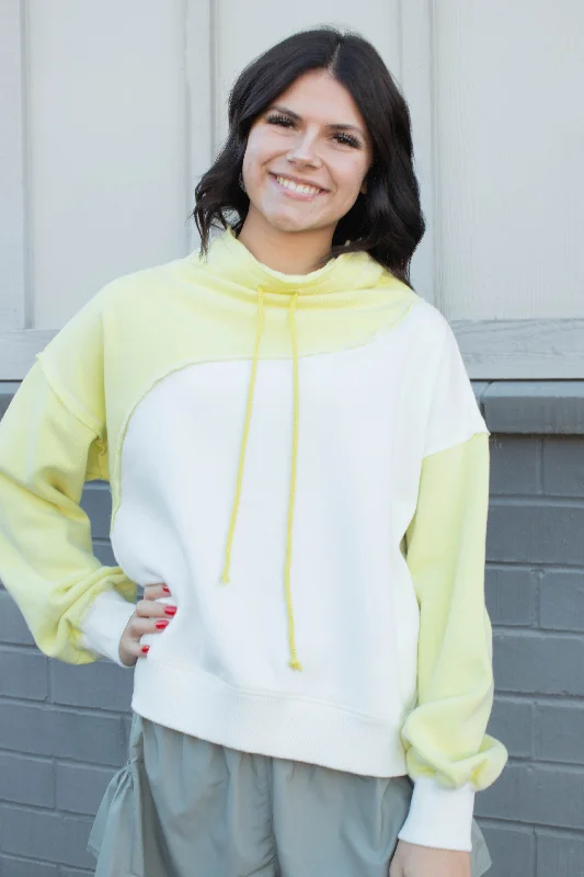 Colorblock Homestretch, Sour Citrus Combo | Free People Cashmere