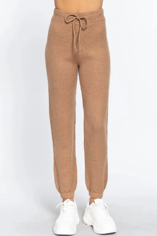 Drawstring Sweater Long Pants Tough Women's Military - inspired