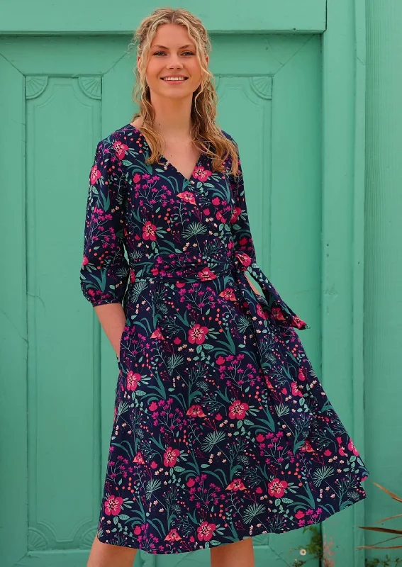 Ella Wrap Dress Dianthus Women