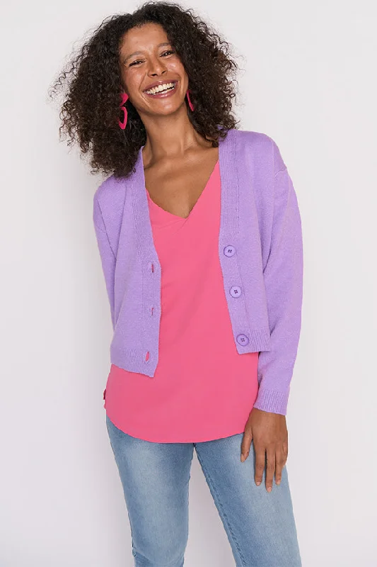 Norma Lilac Cardi Casual Women's Japanese 