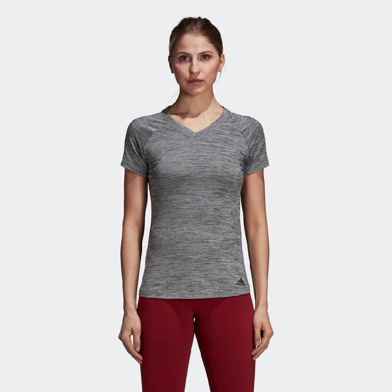 Adidas FreeLift Fitted Tee Heather/Grey Two CZ7999 Adventure