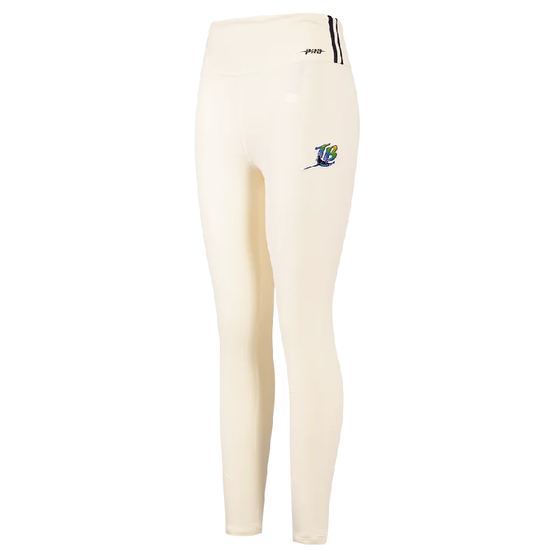 MLB TAMPA BAY RAYS RETRO CLASSIC WOMEN'S JERSEY LEGGING (EGGSHELL)