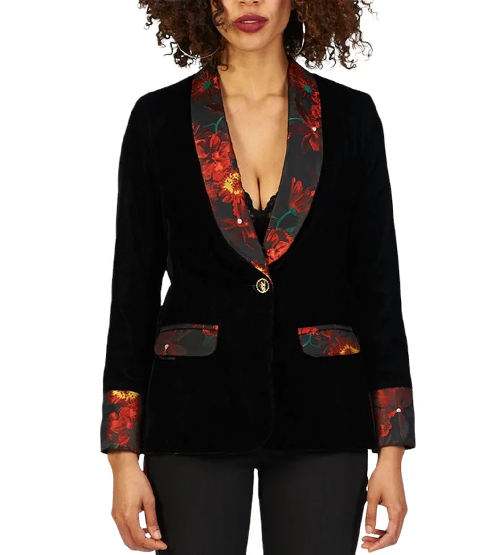 Cotton Velvet Blazer