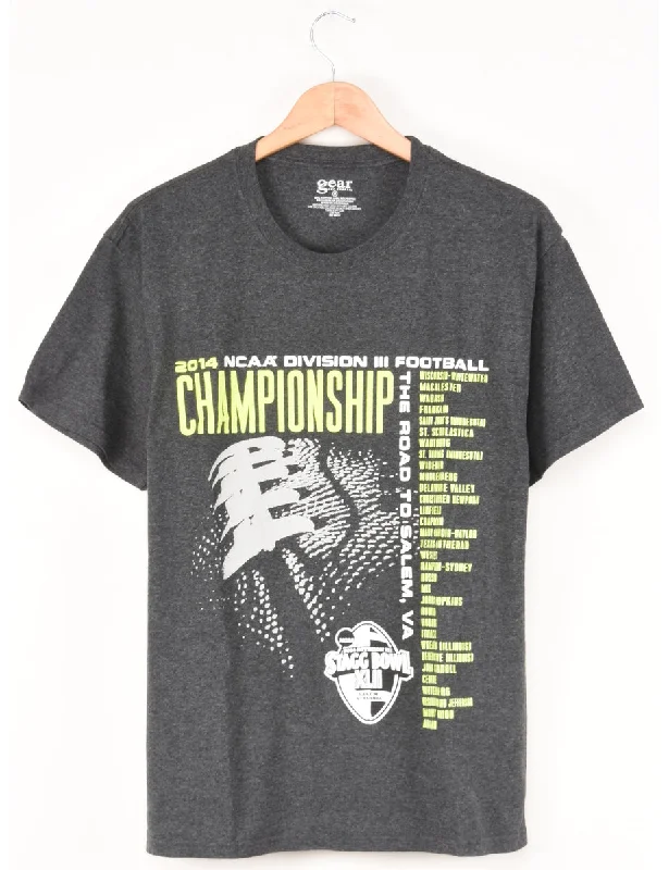 Champions Football Printed T-shirt - M Sporty Women's Tennis