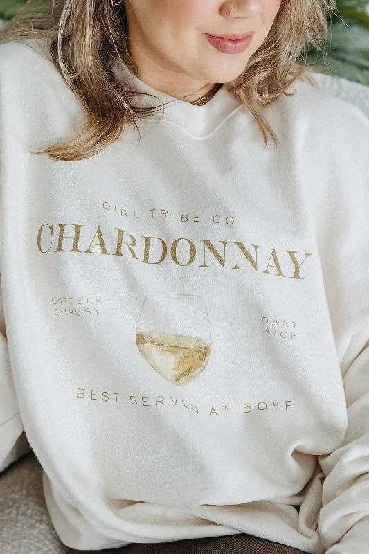 Chardonnay Sweatshirt In Ivory Athletic Women's High - 