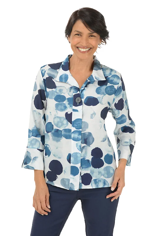 River Stones Button-Front Shirt Australian Beach