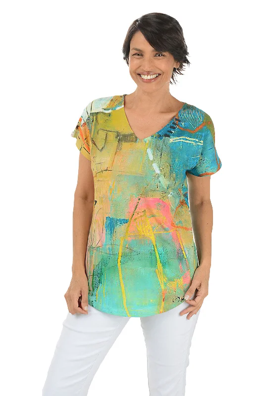 Greeley V-Neck Tee Traditional Women's Wool