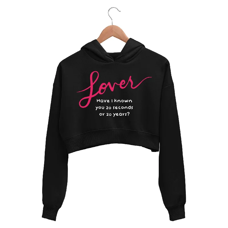 Taylor Swift Crop Hoodie - On Sale - M (Chest size 36 IN) Cashmere