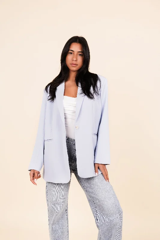 Oversized blazer licht blauw - Billy