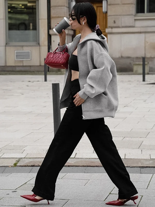 Live Freely Graceful Oversized Hoodie Casual Women's Loose - fitting