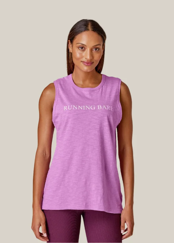 All Yours Slub Muscle Tank Lotus Blossom Tough Women's Military - inspired