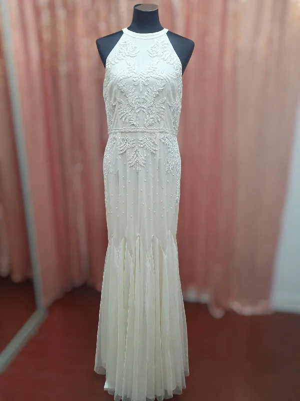 Beaded Halter Gown