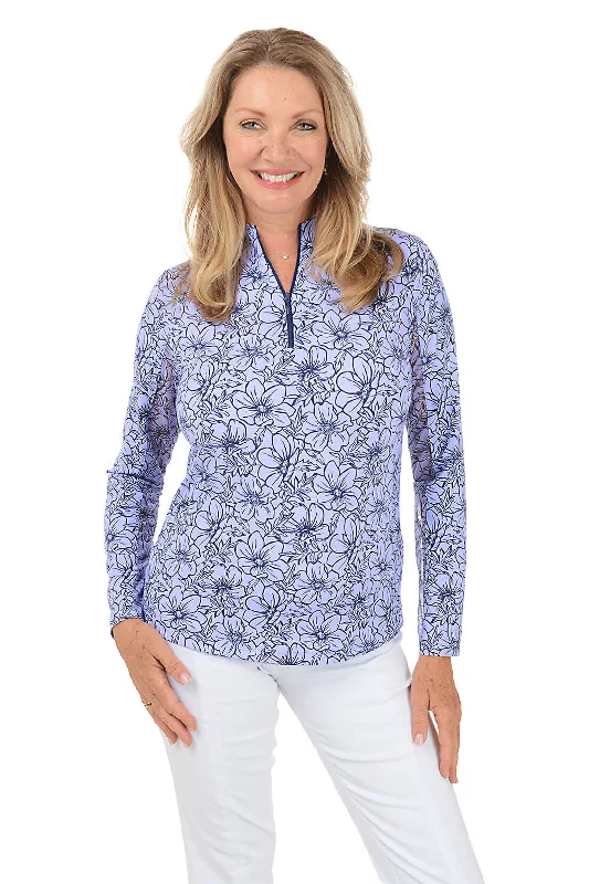 Lavender Diana Floral UPF50+ Sun Shirt