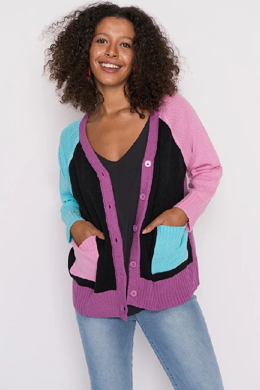 Harley Liquorice Allsorts Cardigan Stylish Women's Neon