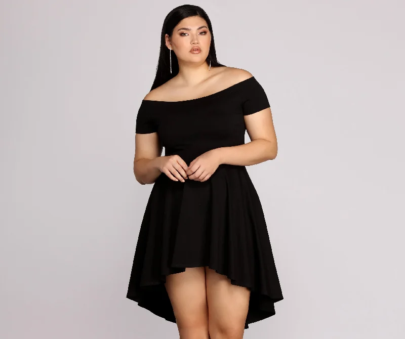 Plus All The Rage Skater Dress Business