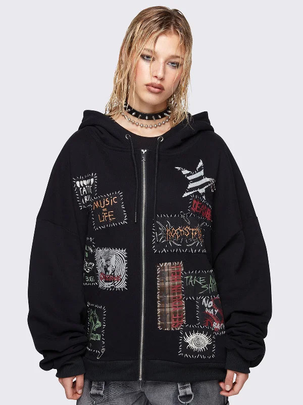 Outspoken Zip Up Hoodie Scandinavian