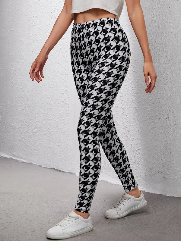 Casual Cartoon Cropped Women Leggings garde