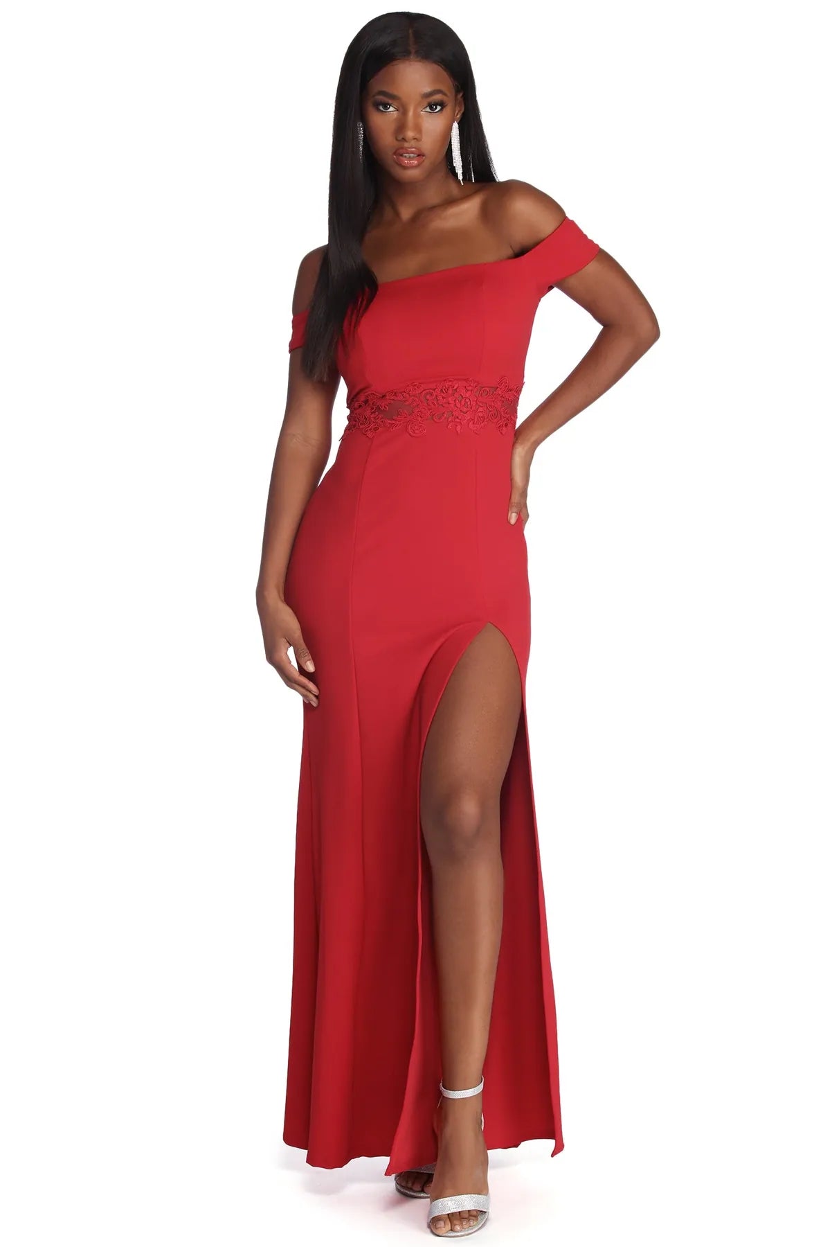 Edyn Sleek Off The Shoulder Dress Gym