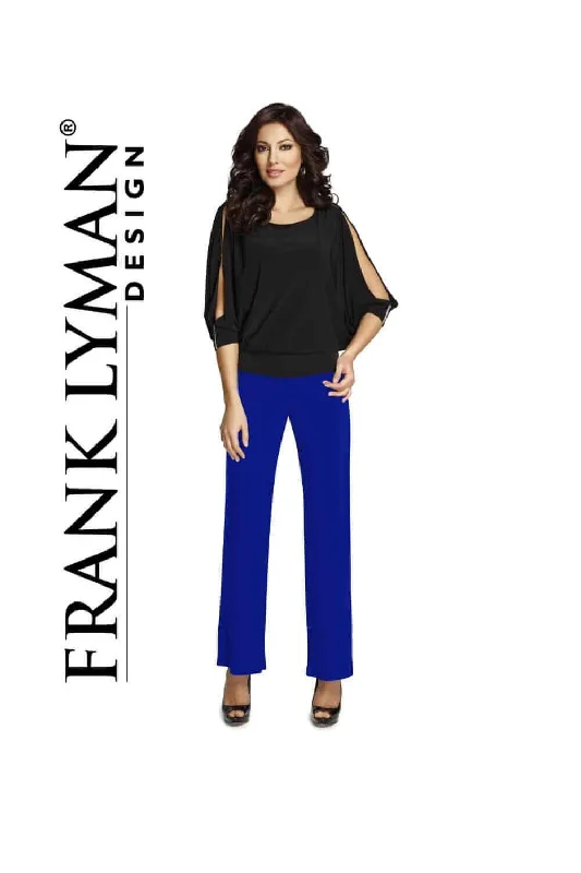 Frank Lyman Pant Style 006-BL Blue Fonce Australian Beach