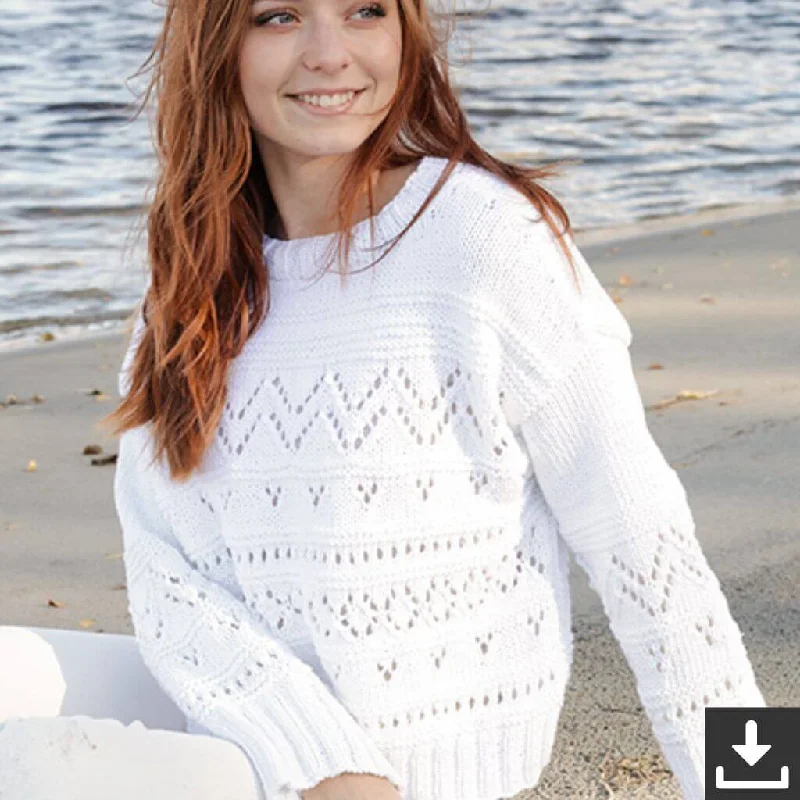 Pullover Frosted Mountains Sweater Strickset - Drops (PDF)