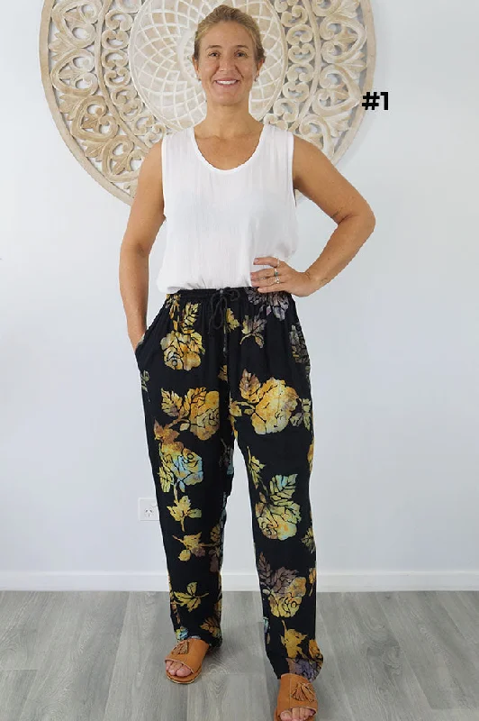 Happy Pants "Batik" Casual Women's Loose - fitting