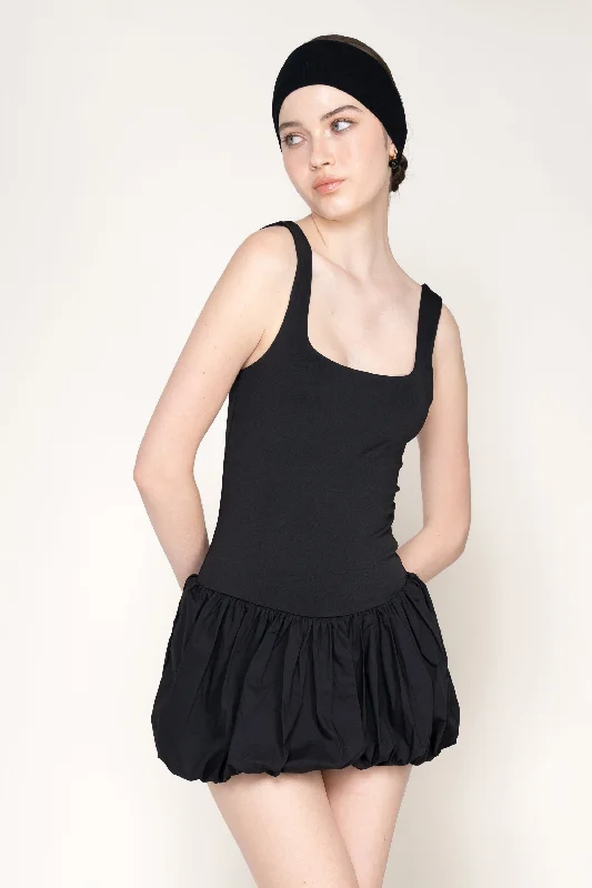 ARAS Dress - Black Artistic Women's Hand - painted