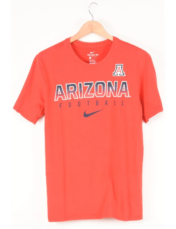 Nike Arizona Football Printed T-shirt - L Sustainable Organic