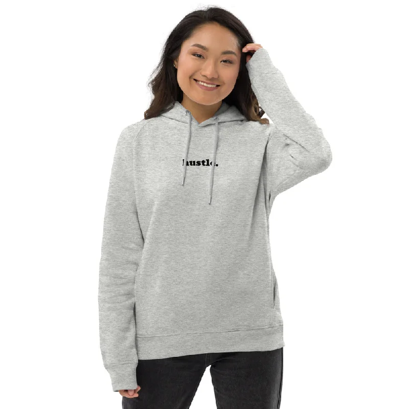 Hustle Eco Hoodie in Grey or White Elegant Women's Formal 
