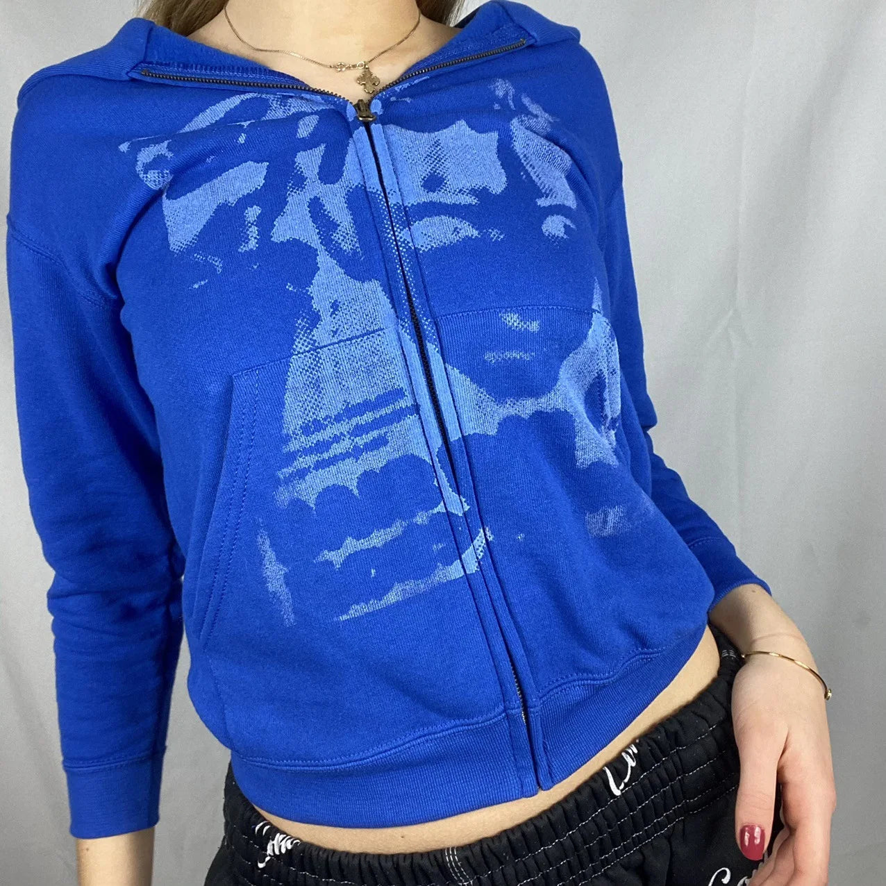 Personality Printed Euro-American Style Women's Hoody Dapper Women's Bow - adorned