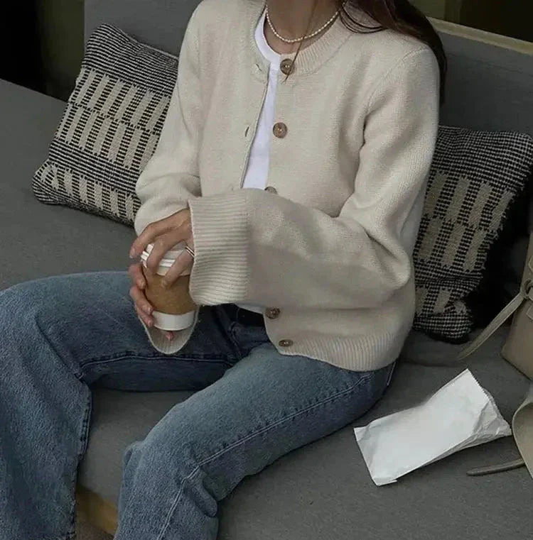 Emery | Stunning Knitted Cardigan Casual Women's Japanese 