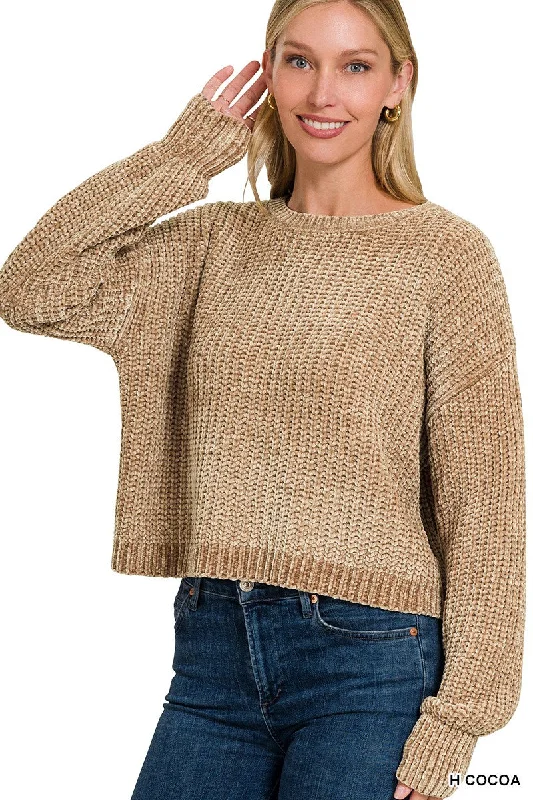 Mandy Cropped Sweater Athletic Women's 