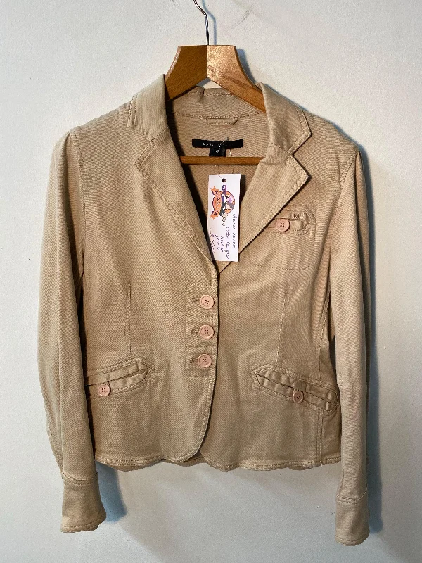 Marc Jacobs Designer Jacket Cotton Taupe Size 12 Monochromatic All - in - one