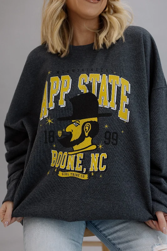 Appalachian State University: Starry App State Sweatshirt Athletic Women's 