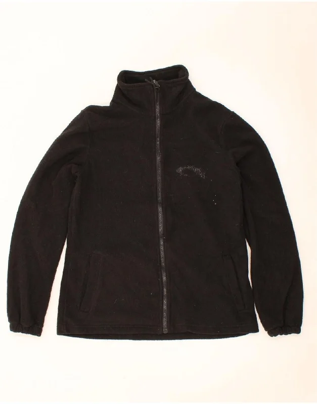 MOUNTAIN WAREHOUSE Womens Fleece Jacket UK 10 Small Black Polyester Refined Women's Hand - crafted MOUNTAIN WAREHOUSE Womens Fleece Jacket UK 10 Small Black Polyester Refined Women's Hand - crafted